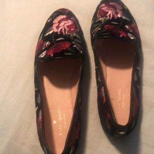Kate Spade Embroidered Flats
